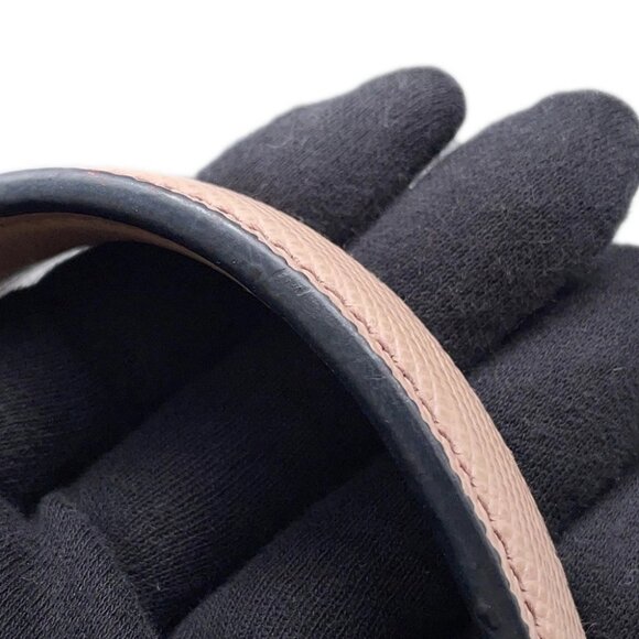 PRADA Panier 2WAYHandbag Leather Pink/Black 1BA212 - Picture 9 of 16